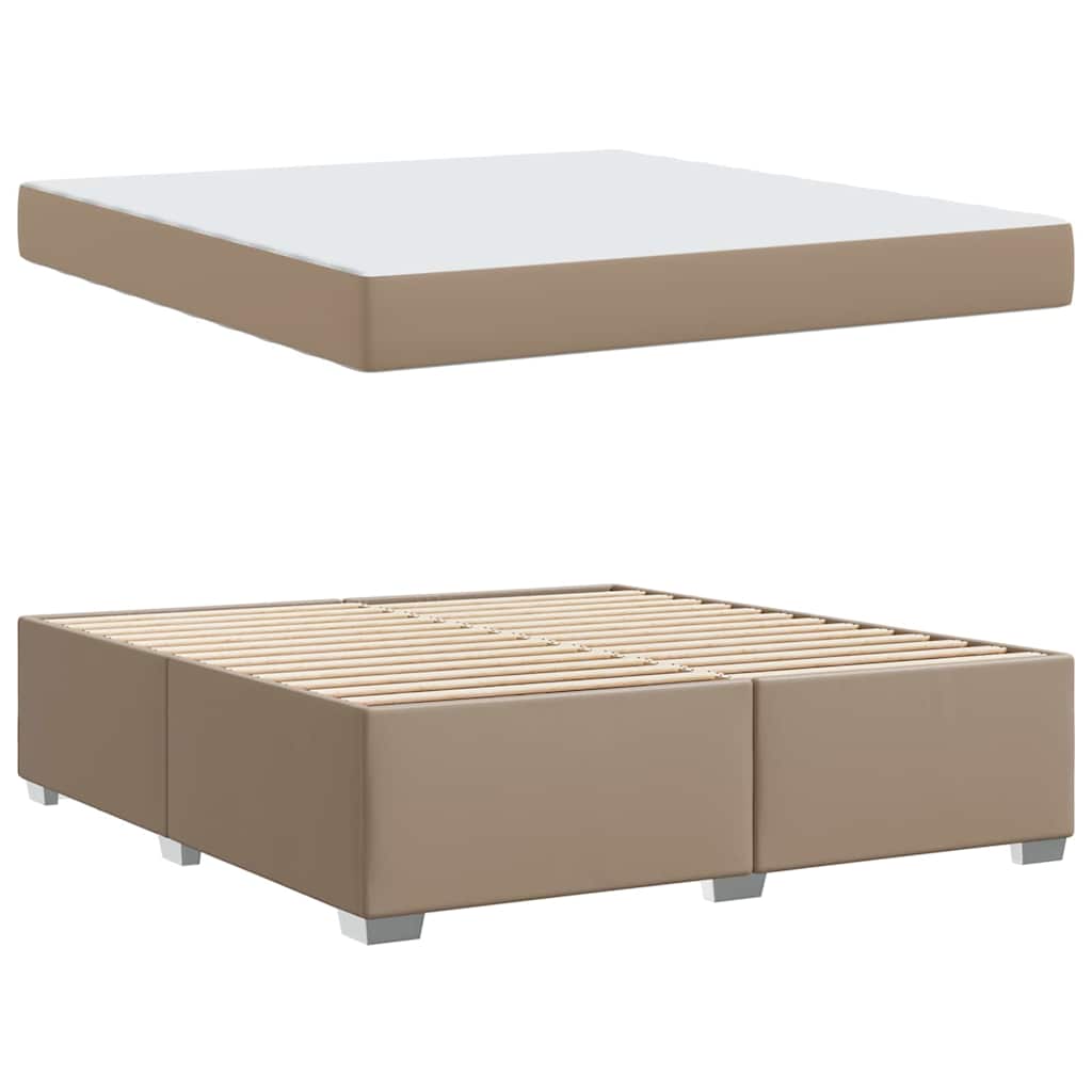 Bedframe Anders Cappuccino 180 x 200 cm Kunstleer