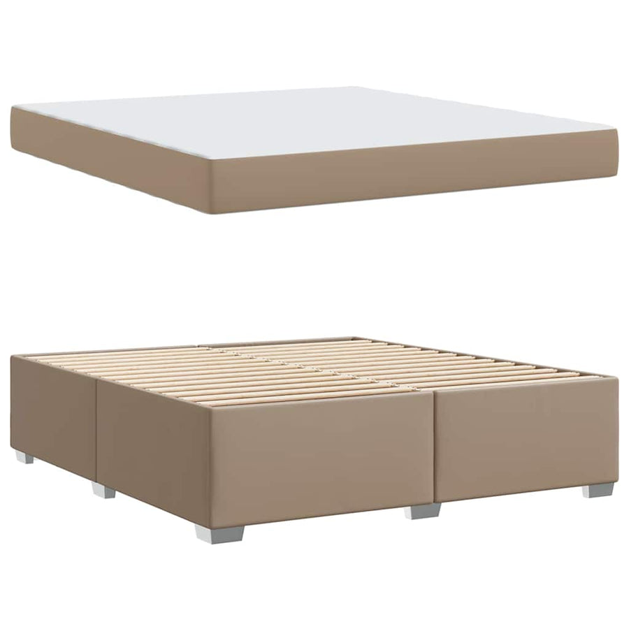 Bedframe Anders Cappuccino 180 x 200 cm Kunstleer