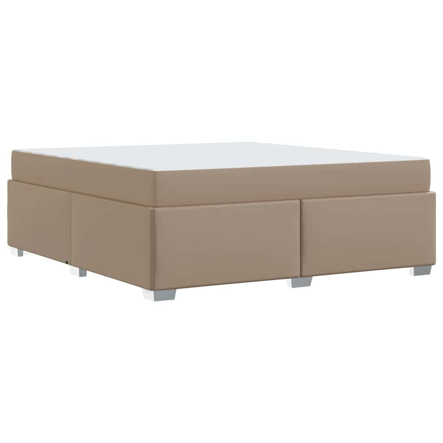 Bedframe Anders Cappuccino 180 x 200 cm Kunstleer