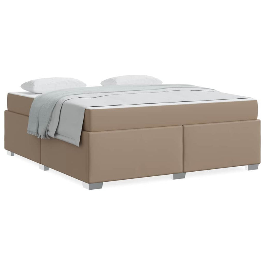 Bedframe Anders Cappuccino 180 x 200 cm Kunstleer