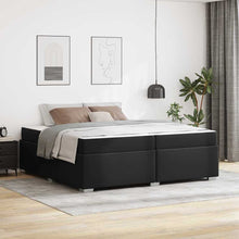 Bedframe Anders Zwart 200 x 200 cm Kunstleer