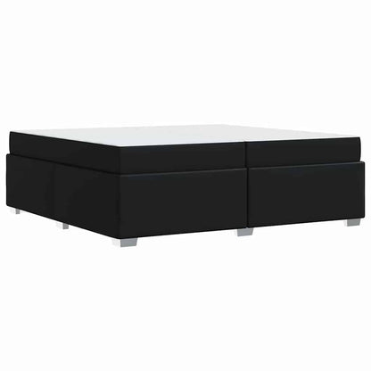Bedframe Anders Zwart 200 x 200 cm Kunstleer