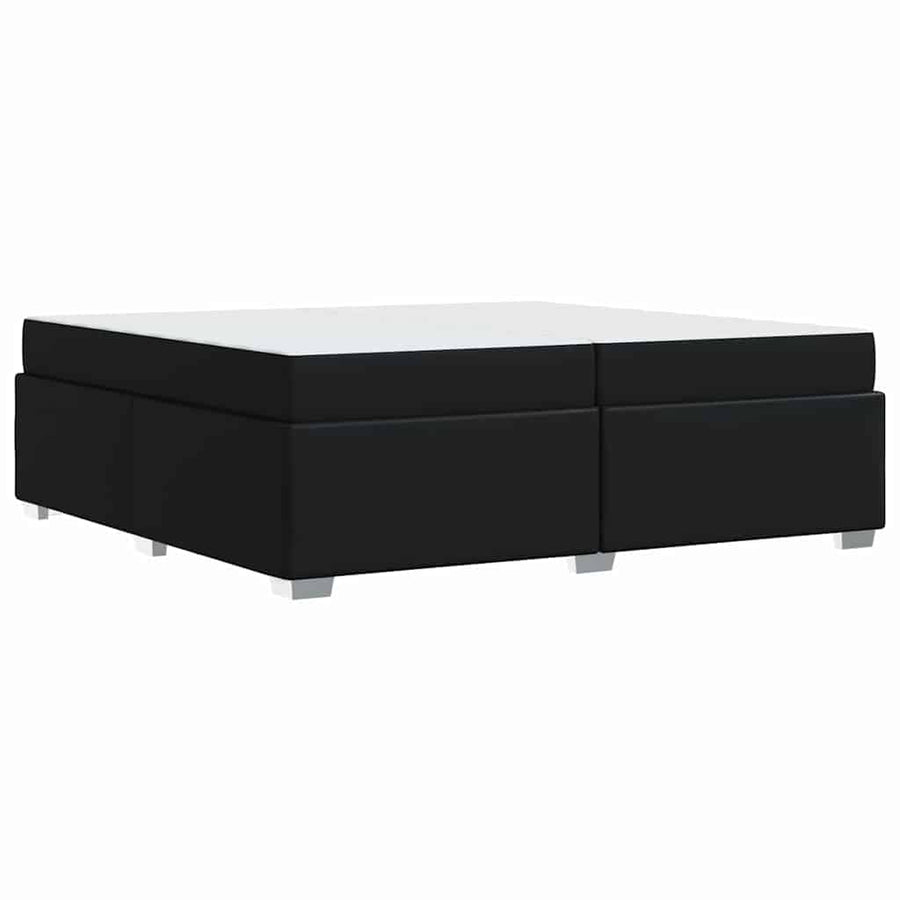 Bedframe Anders Zwart 200 x 200 cm Kunstleer