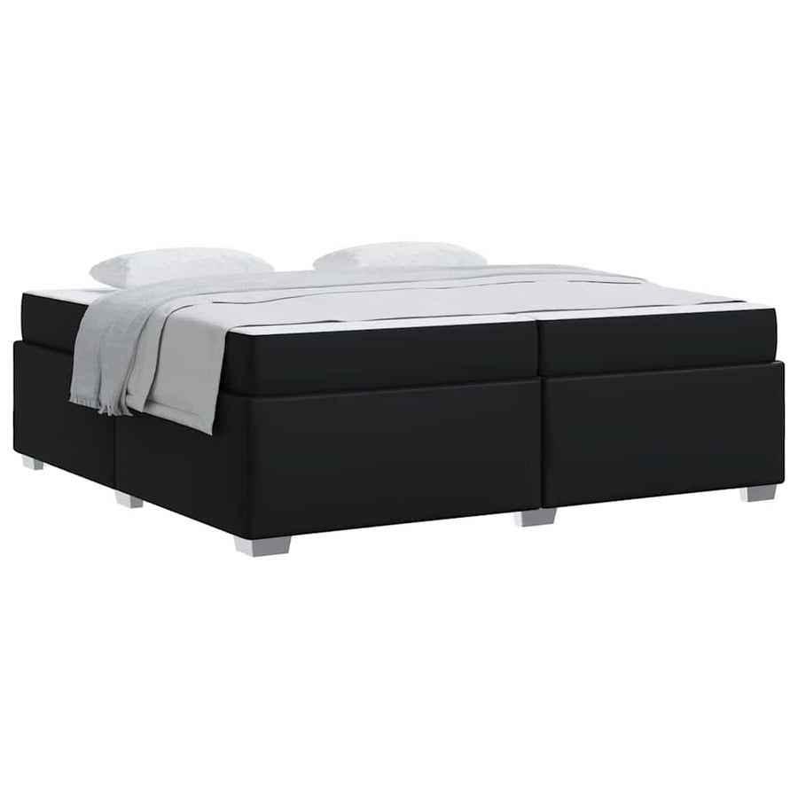 Bedframe Anders Zwart 200 x 200 cm Kunstleer