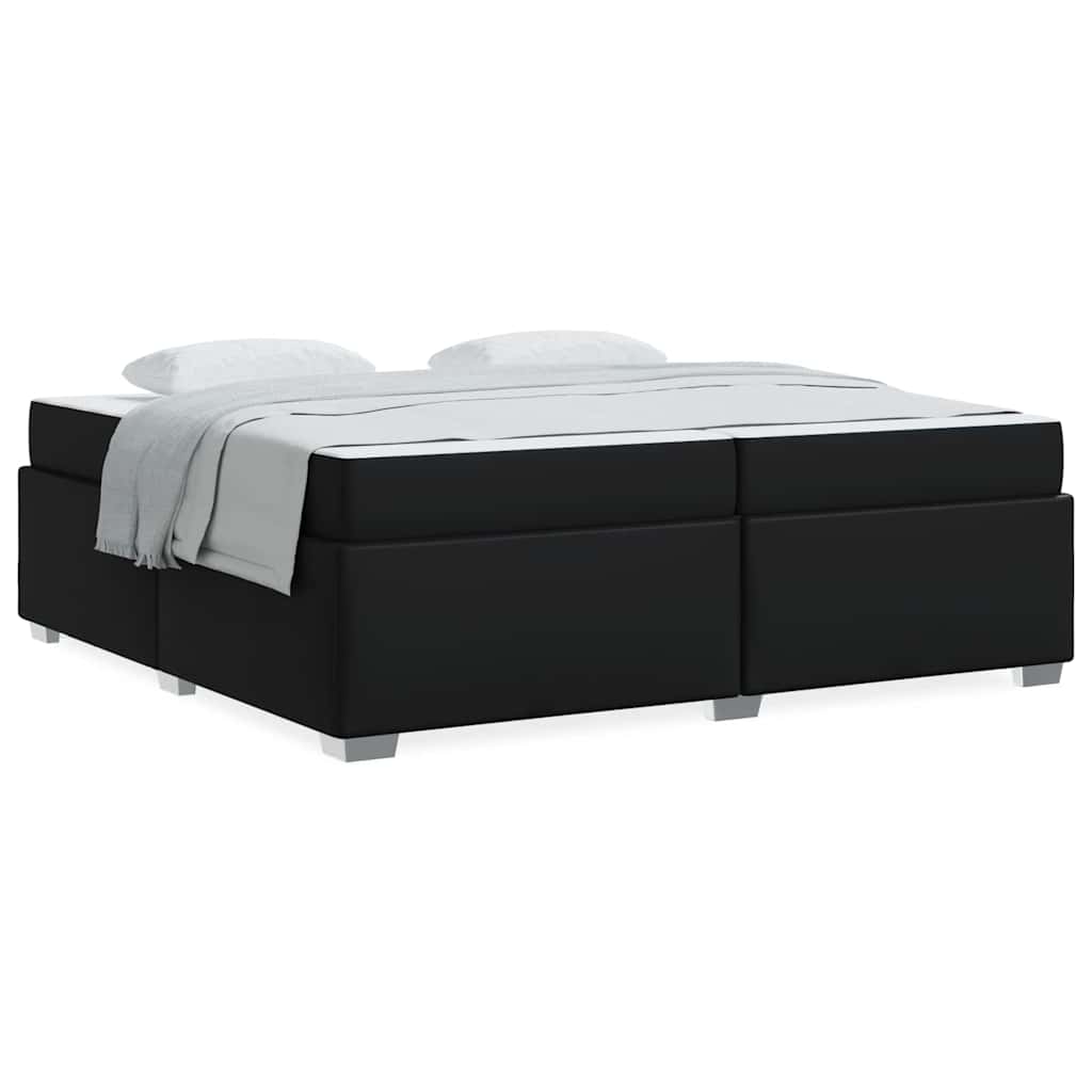 Bedframe Anders Zwart 200 x 200 cm Kunstleer