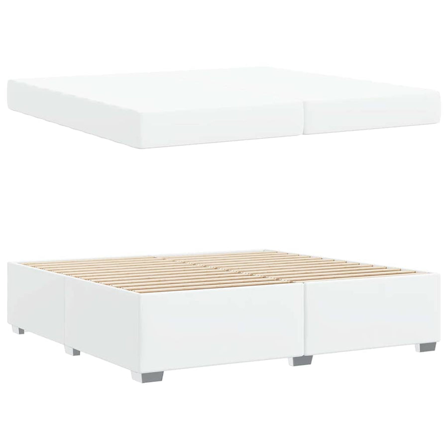 Bedframe Anders Wit 200 x 200 cm Kunstleer