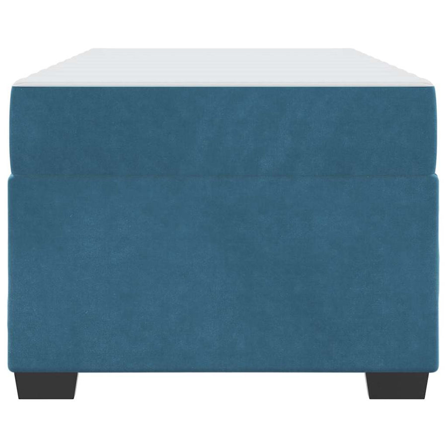 Bedframe met matras Anders Blauw 80 x 200 cm Fluweel