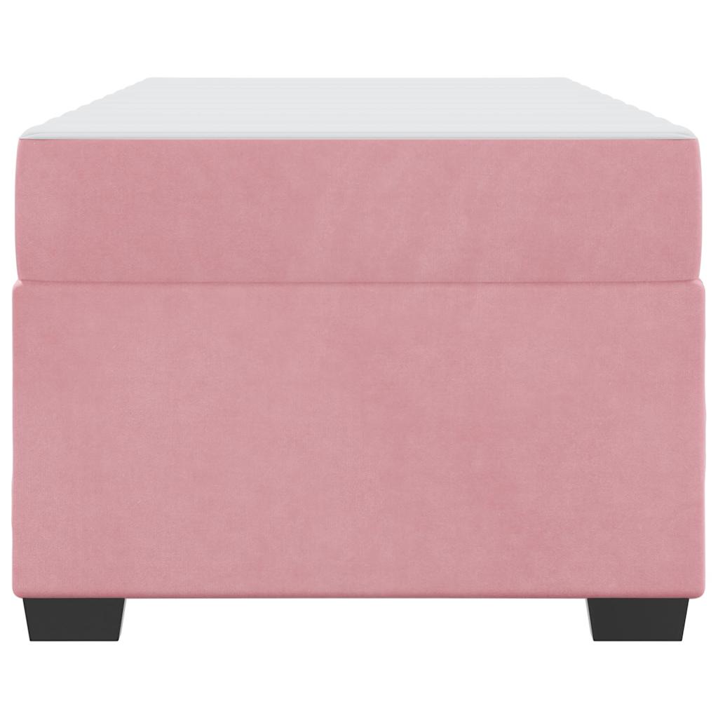 Bedframe met matras Anders Roze 80 x 200 cm Fluweel