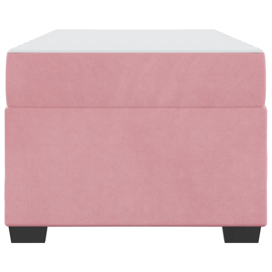 Bedframe met matras Anders Roze 80 x 200 cm Fluweel