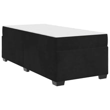 Bedframe met matras Anders Zwart 90 x 190 cm Fluweel
