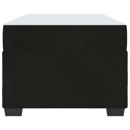 Bedframe met matras Anders Zwart 90 x 190 cm Fluweel