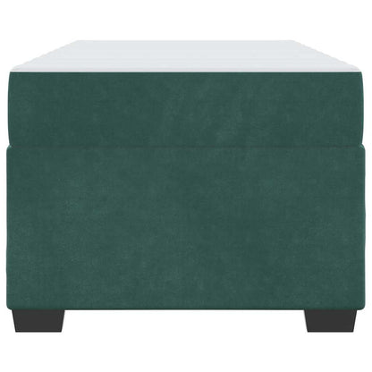 Bedframe met matras Anders Donkergroen 90 x 200 cm Fluweel