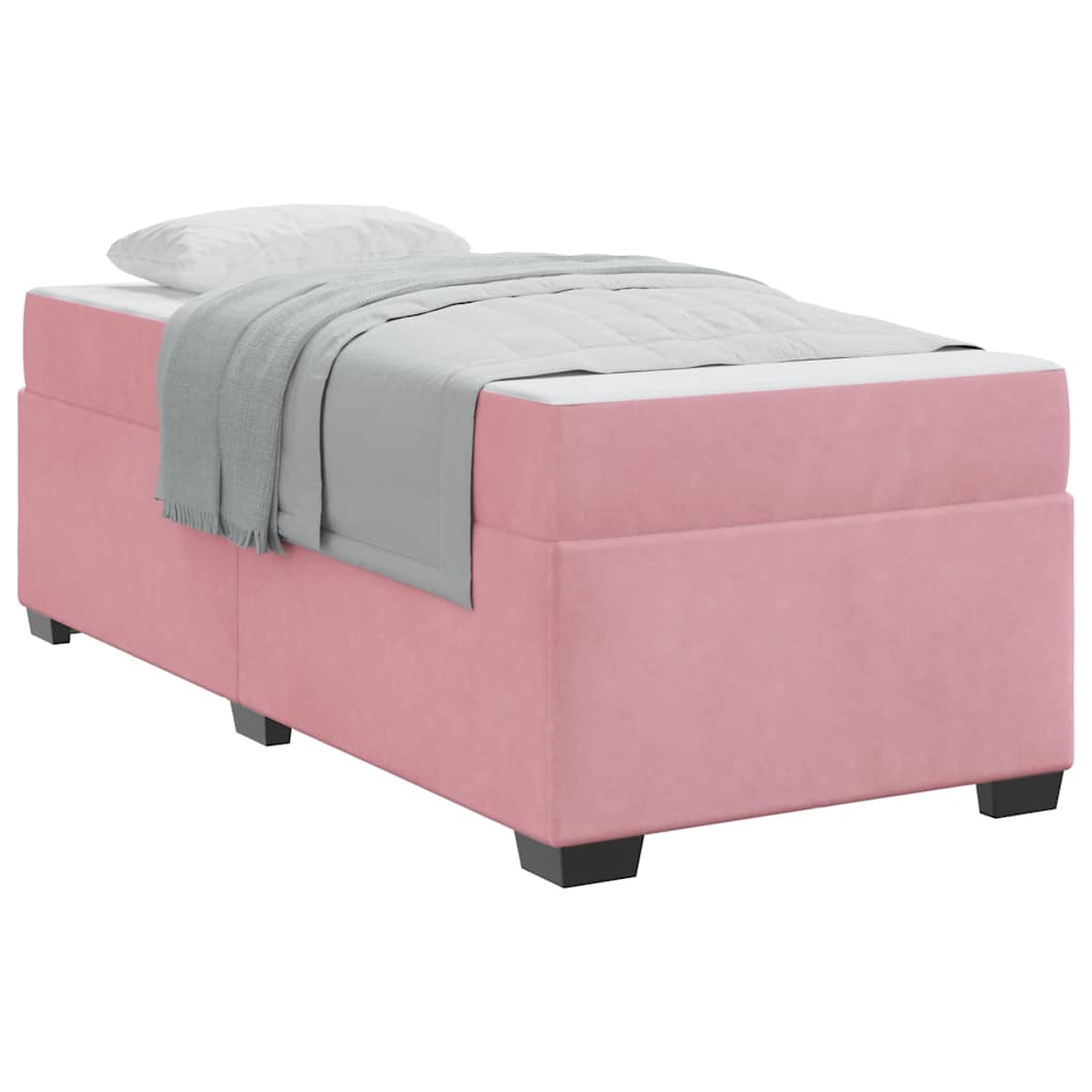 Bedframe Anders Roze 90 x 200 cm Fluweel