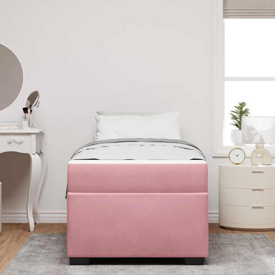 Bedframe Anders Roze 100 x 200 cm Fluweel