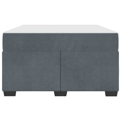 Bedframe met matras Anders Donkergrijs 120 x 190 cm Fluweel
