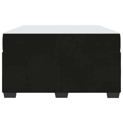 Bedframe met matras Anders Zwart 120 x 190 cm Fluweel