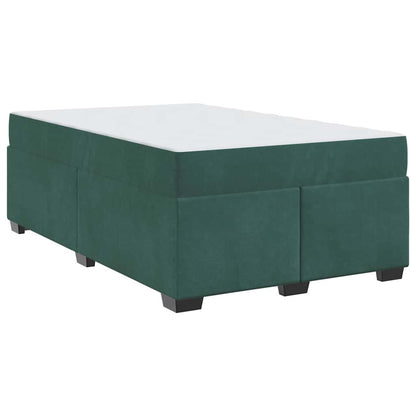 Bedframe met matras Anders Donkergroen 120 x 190 cm Fluweel