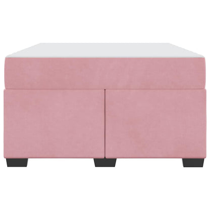 Bedframe met matras Anders Roze 120 x 190 cm Fluweel