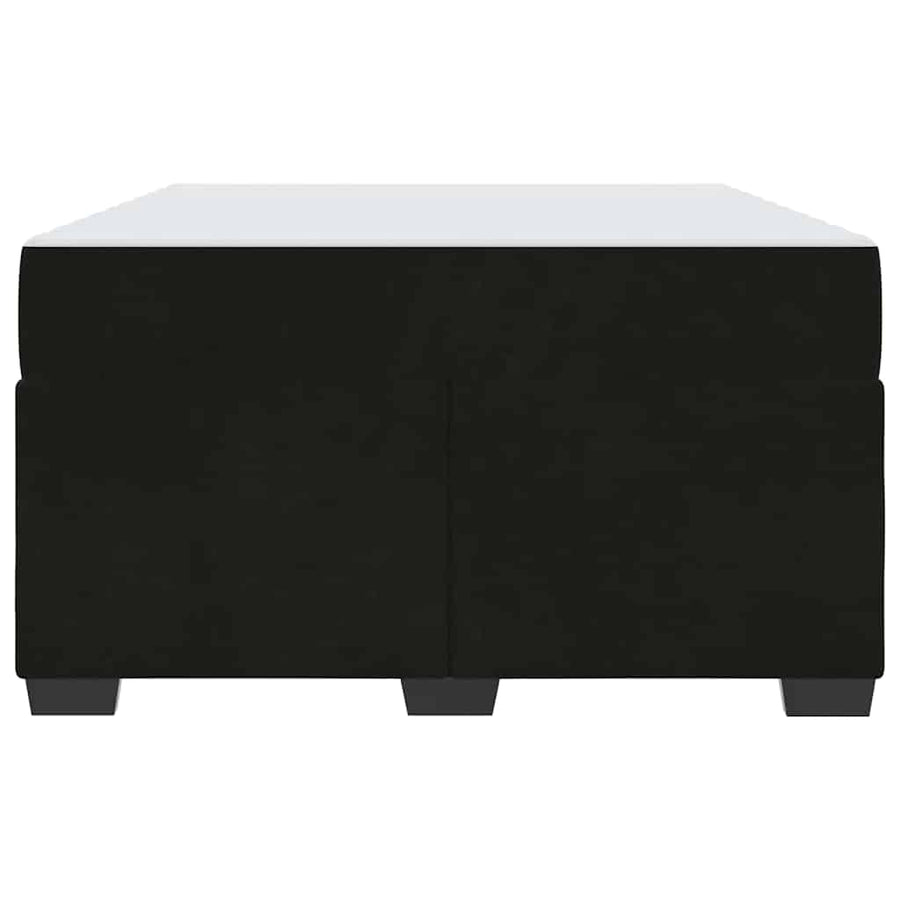 Bedframe met matras Anders Zwart 120 x 200 cm Fluweel