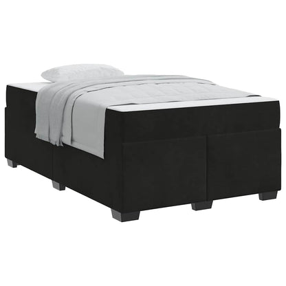 Bedframe met matras Anders Zwart 120 x 200 cm Fluweel