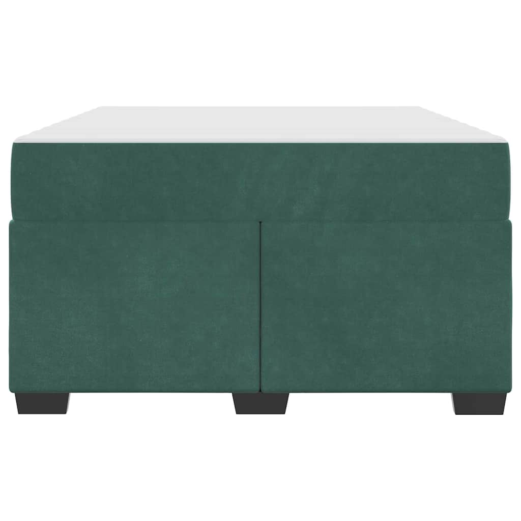 Bedframe met matras Anders Donkergroen 120 x 200 cm Fluweel
