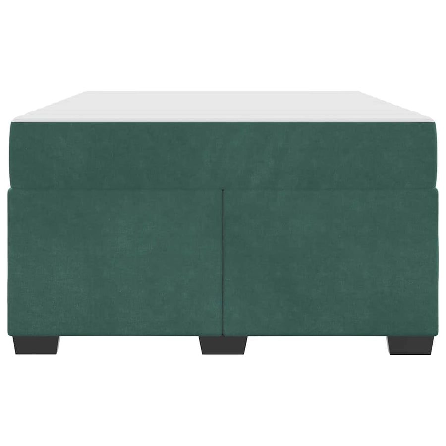 Bedframe met matras Anders Donkergroen 120 x 200 cm Fluweel