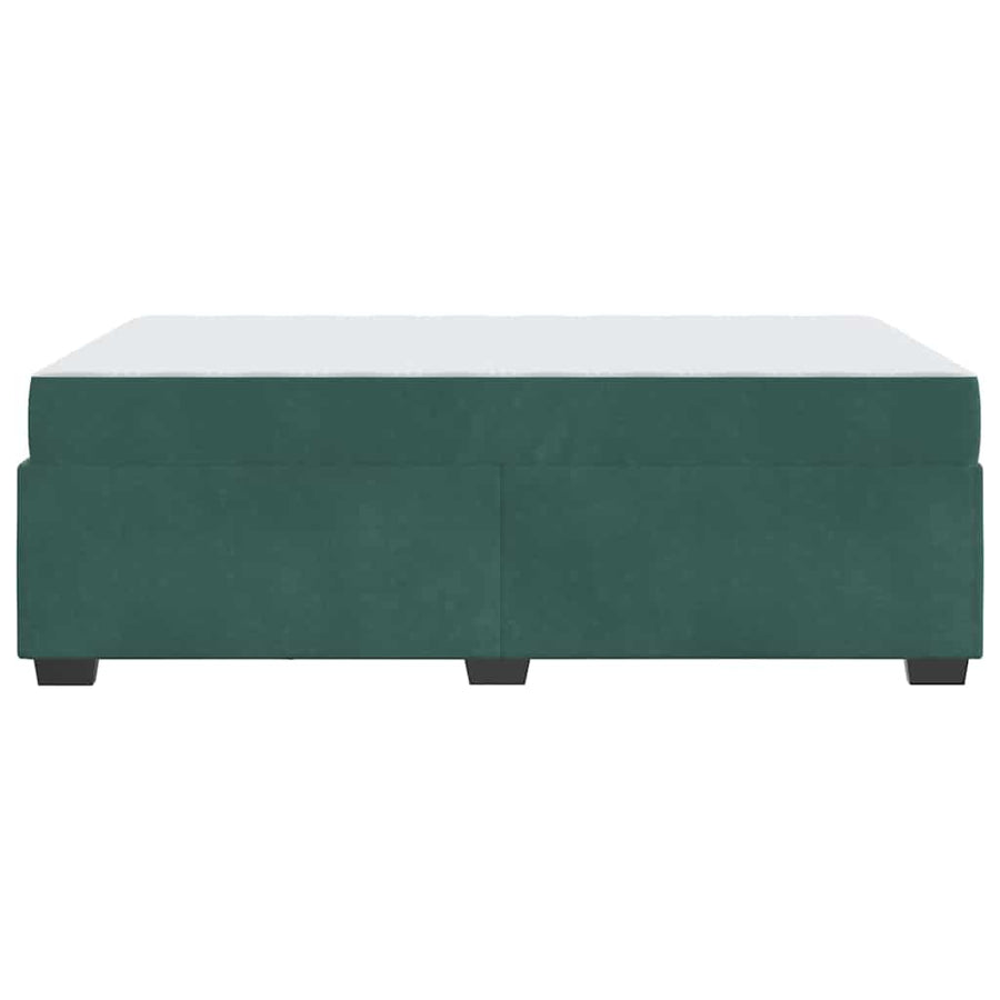 Bedframe met matras Anders Donkergroen 120 x 200 cm Fluweel