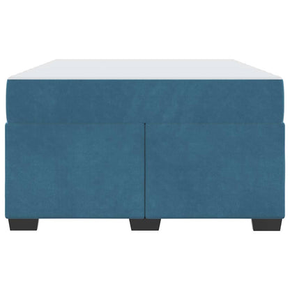 Bedframe met matras Anders Donkerblauw 120 x 200 cm Fluweel
