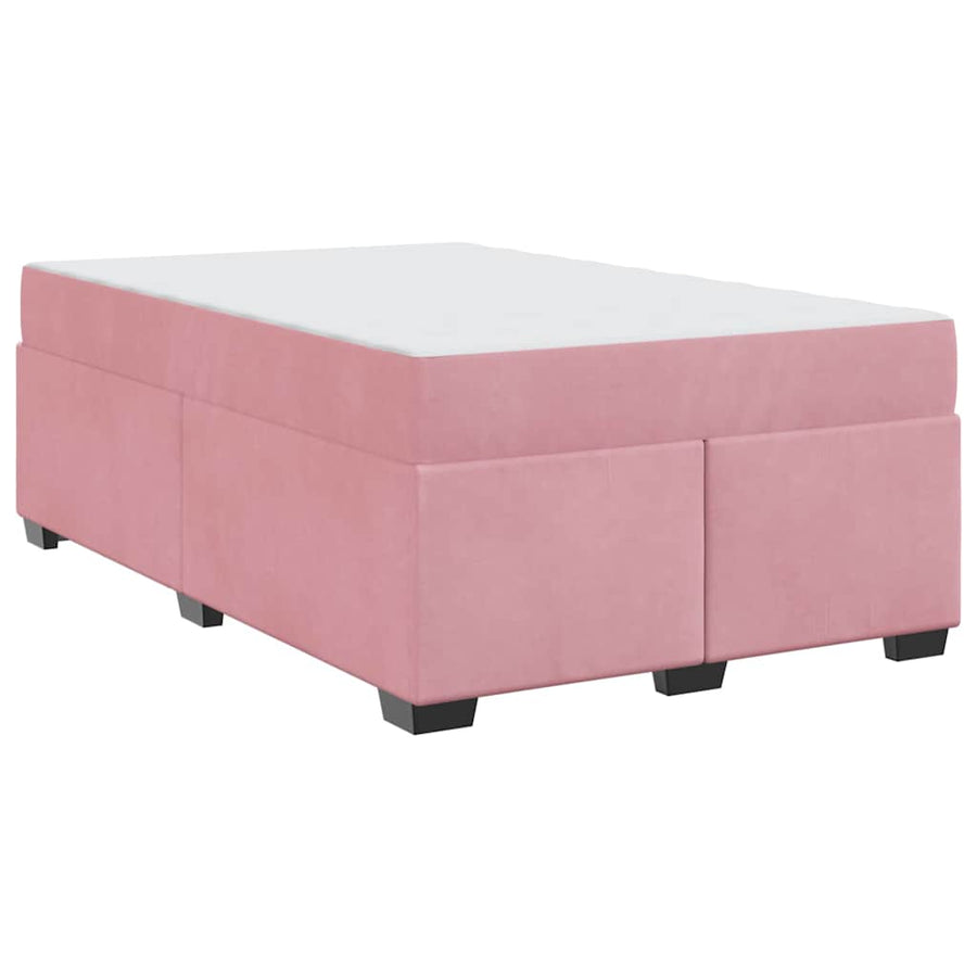 Bedframe met matras Anders Roze 120 x 200 cm Fluweel