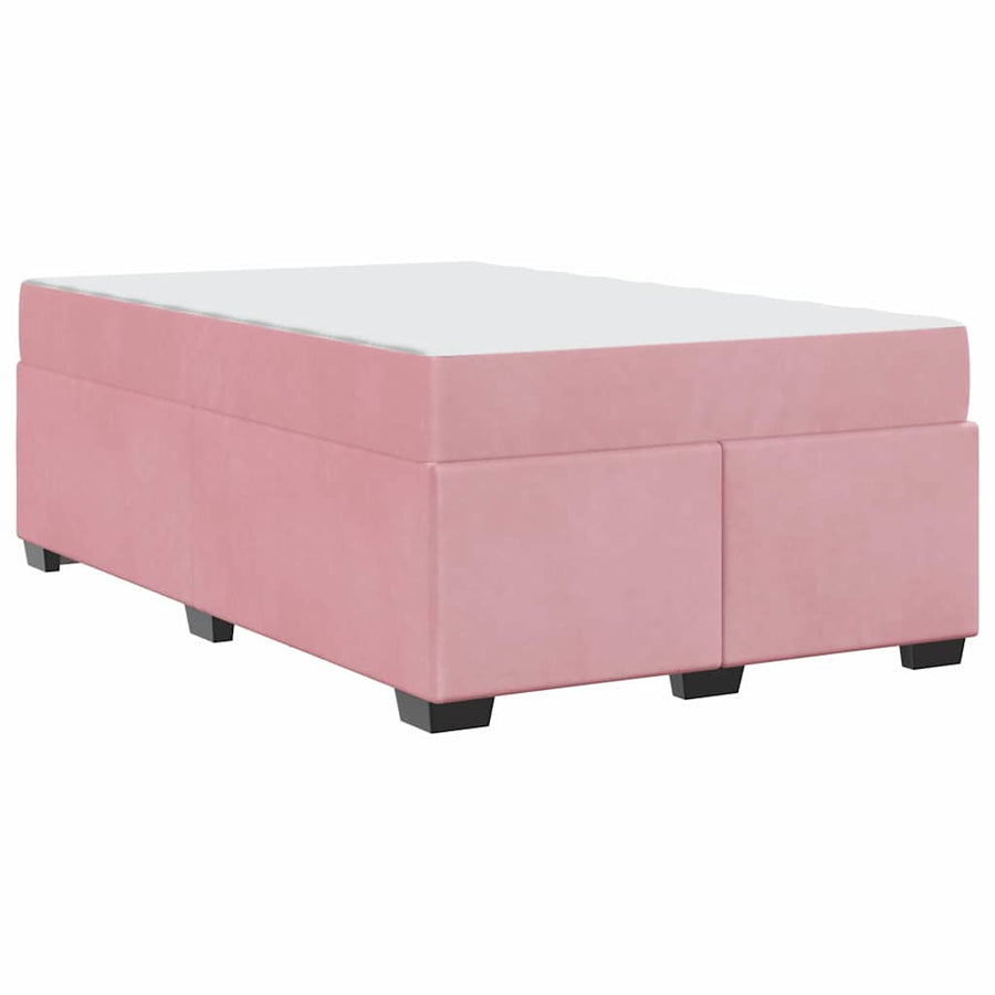 Bedframe met matras Anders Roze 120 x 200 cm Fluweel