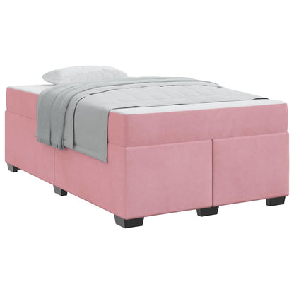 Bedframe met matras Anders Roze 120 x 200 cm Fluweel