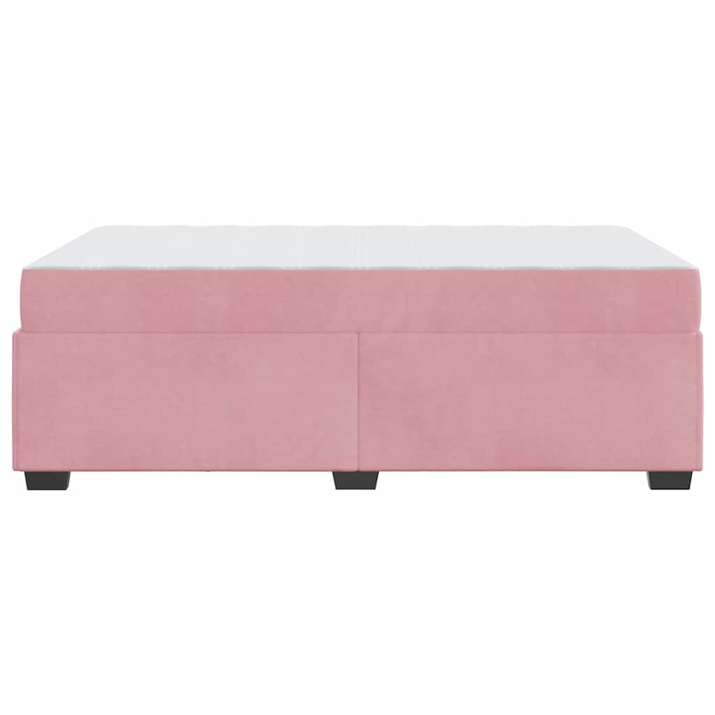 Bedframe met matras Anders Roze 120 x 200 cm Fluweel