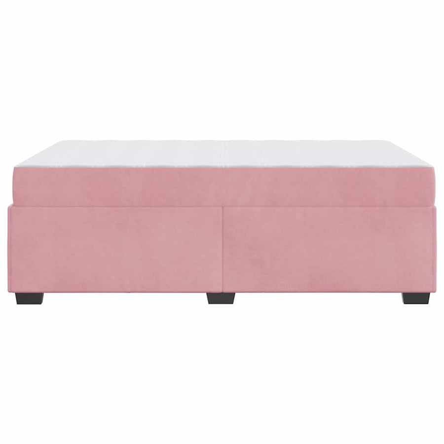 Bedframe met matras Anders Roze 120 x 200 cm Fluweel