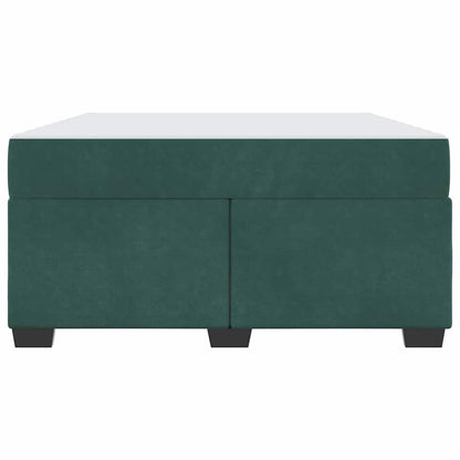 Bedframe met matras Anders Donkergroen 160 x 200 cm Fluweel
