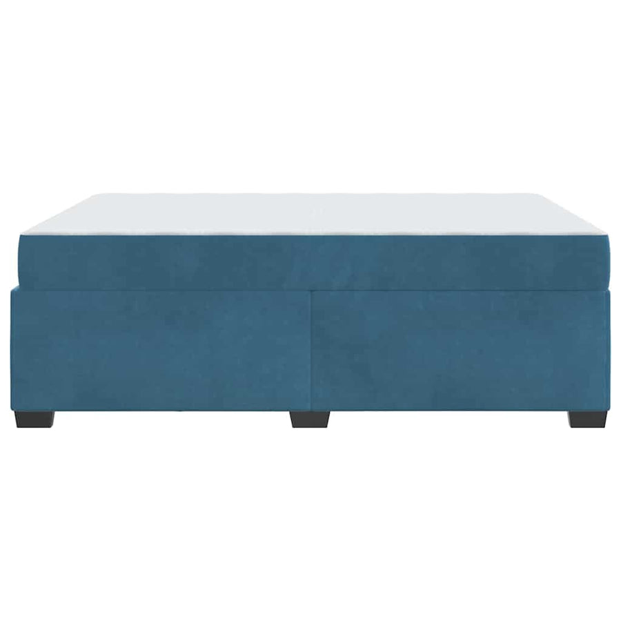 Bedframe Anders Donkerblauw 160 x 200 cm Fluweel