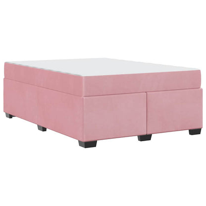 Bedframe met matras Anders Roze 160 x 200 cm Fluweel