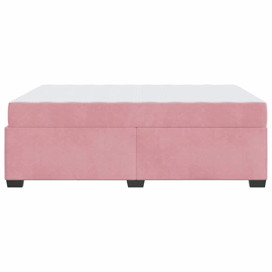 Bedframe met matras Anders Roze 160 x 200 cm Fluweel