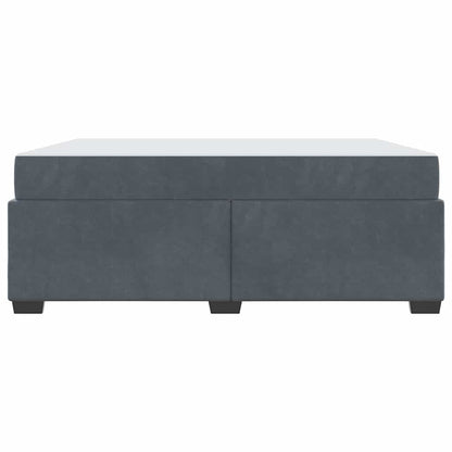 Bedframe met matras Anders Donkergrijs 180 x 200 cm Fluweel