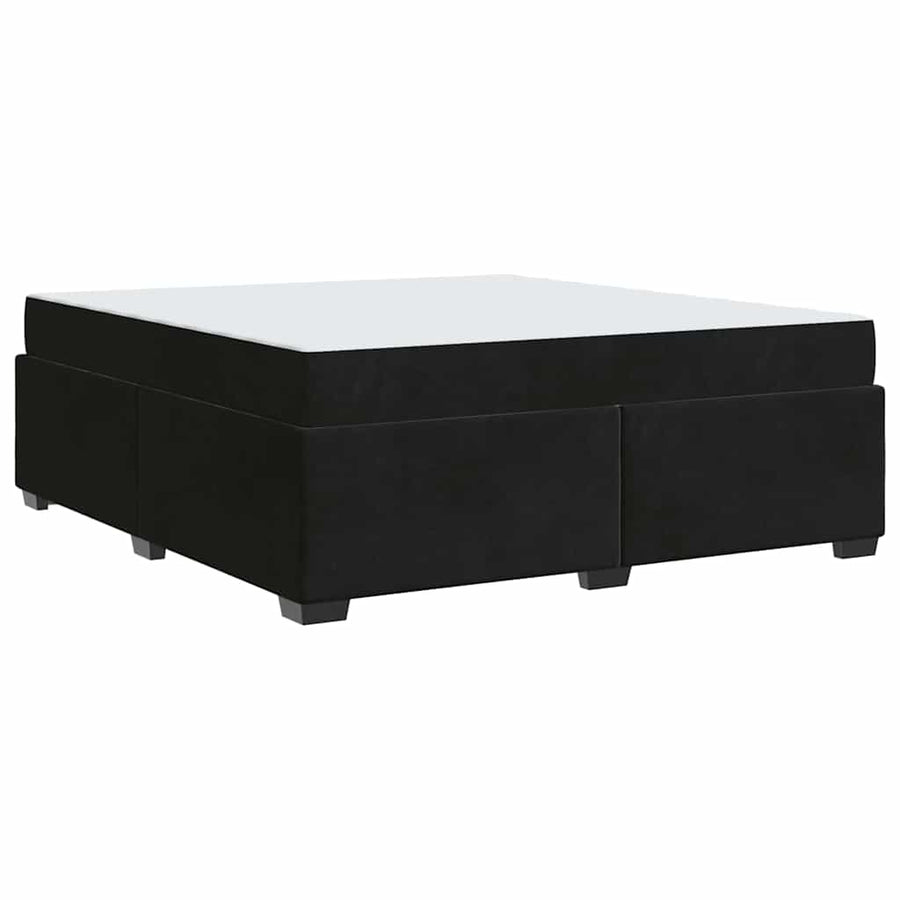 Bedframe Anders Zwart 180 x 200 cm Fluweel