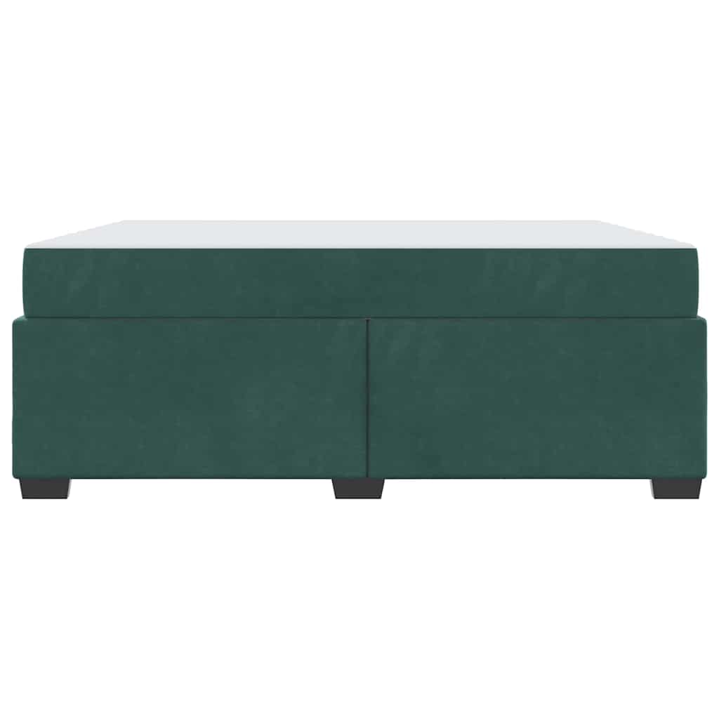 Bedframe met matras Anders Donkergroen 180 x 200 cm Fluweel