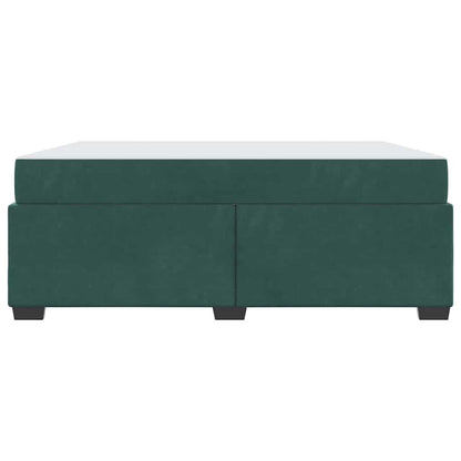 Bedframe met matras Anders Donkergroen 180 x 200 cm Fluweel
