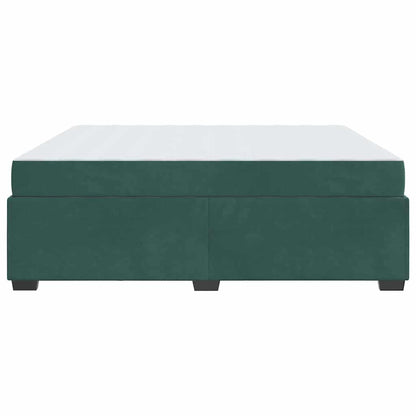 Bedframe met matras Anders Donkergroen 180 x 200 cm Fluweel