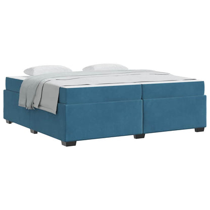 Bedframe Anders Donkerblauw 200 x 200 cm Fluweel
