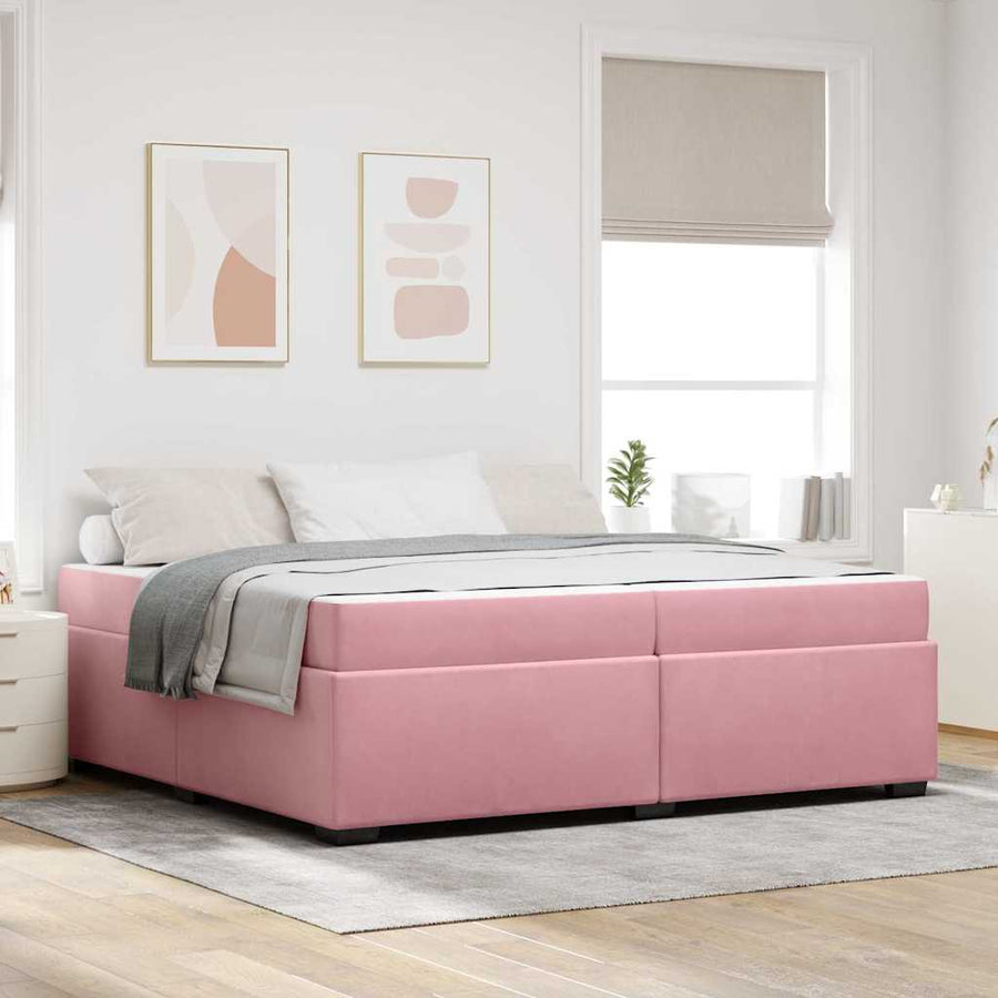 Bedframe Anders Roze 200 x 200 cm Fluweel