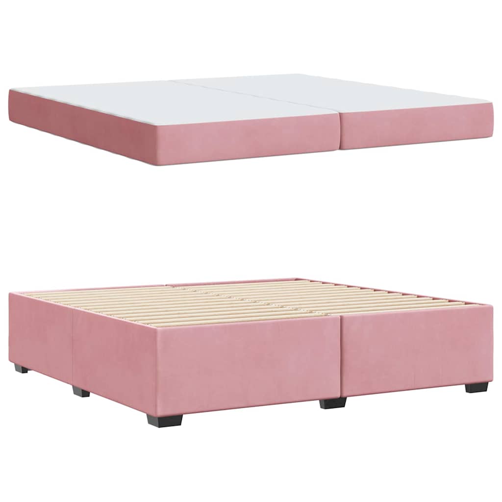 Bedframe Anders Roze 200 x 200 cm Fluweel