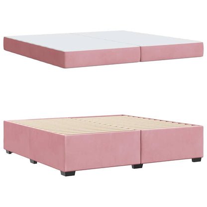 Bedframe Anders Roze 200 x 200 cm Fluweel