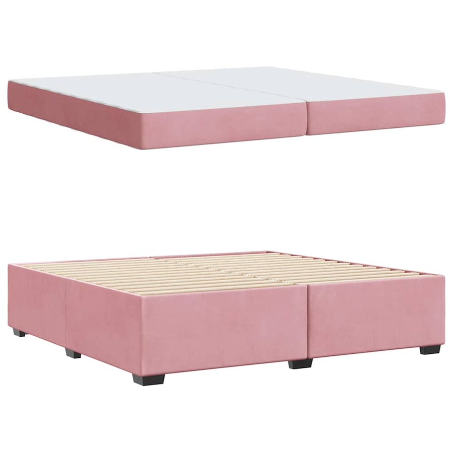 Bedframe Anders Roze 200 x 200 cm Fluweel