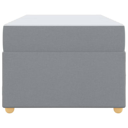 Bedframe met matras Anders Lichtgrijs 80 x 200 cm Stof