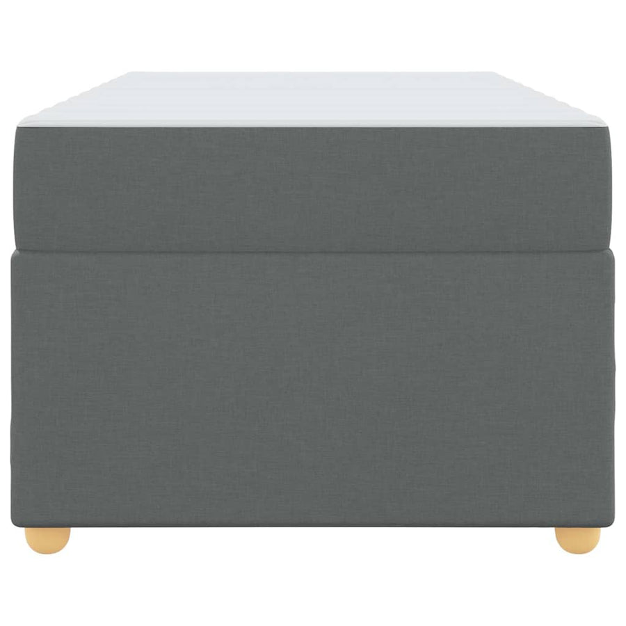 Bedframe Anders Donkergrijs 80 x 200 cm Polyester