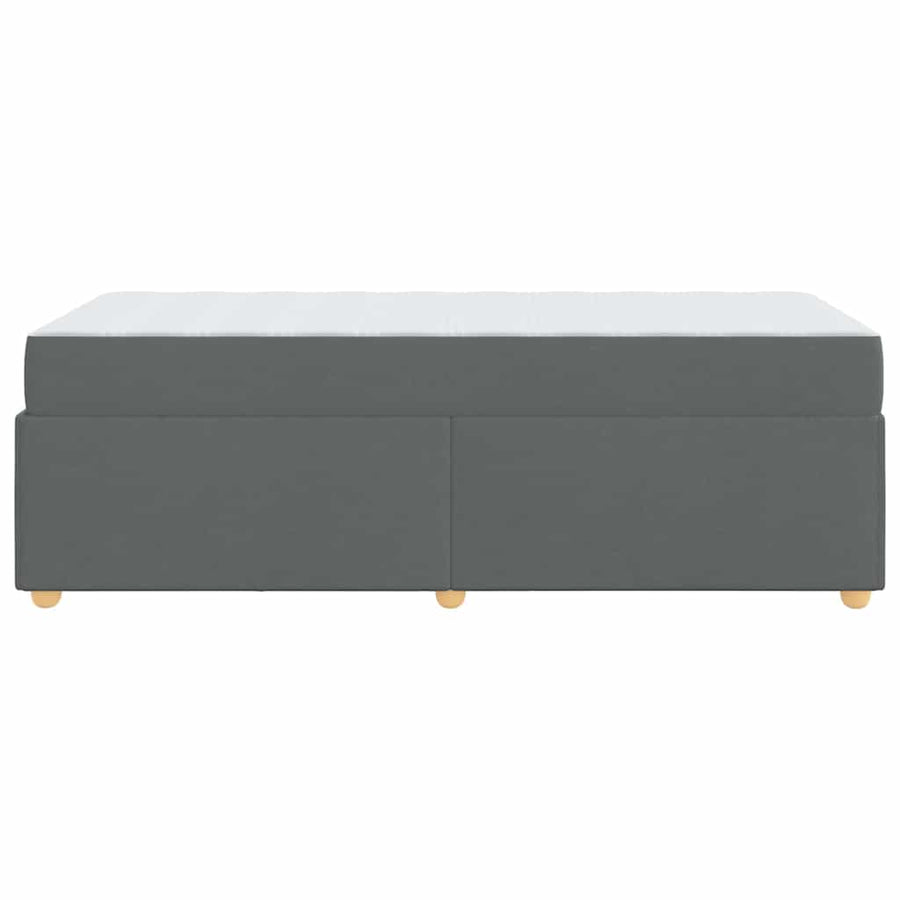 Bedframe Anders Donkergrijs 80 x 200 cm Polyester